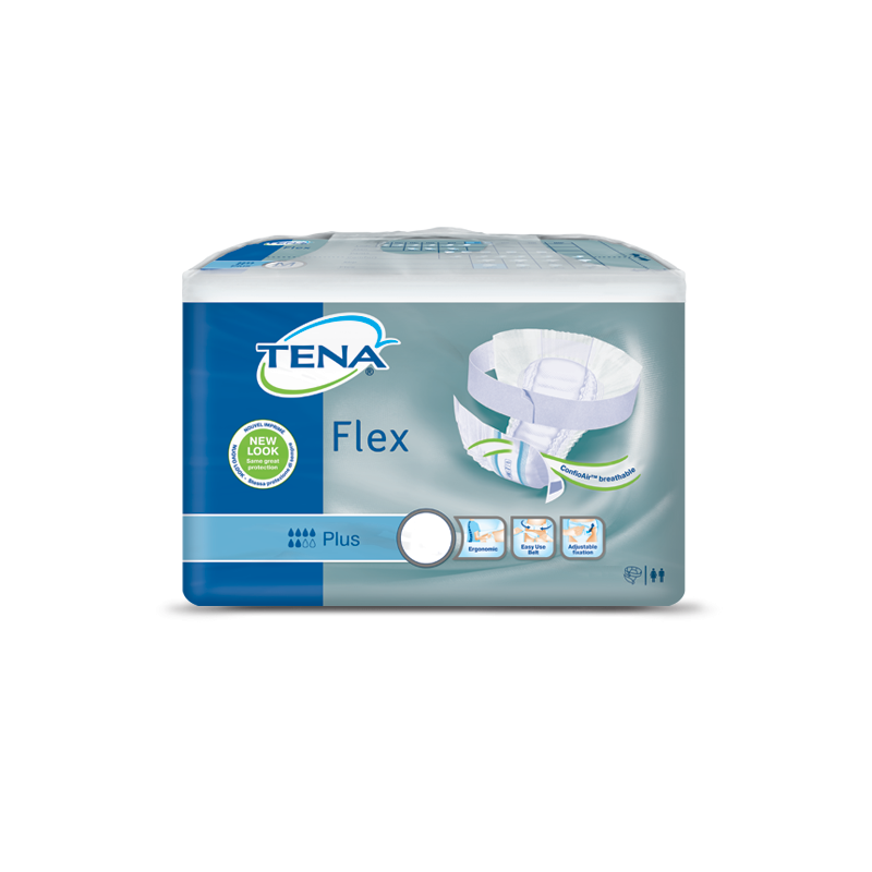 TENA Flex Plus giorno S. Cartone da 3 buste per 30 Pz.