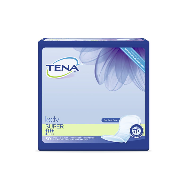 TENA Lady Super Cartone da 12 buste per 15 Pz.