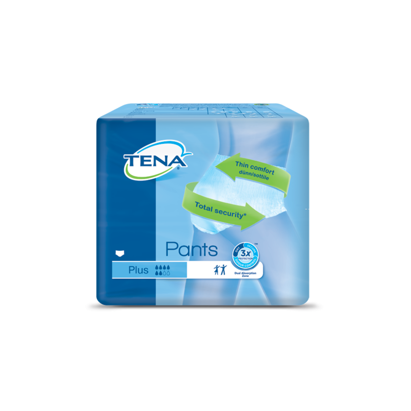 TENA Pants Plus S. Cartone da 4 buste da 14 Pz.